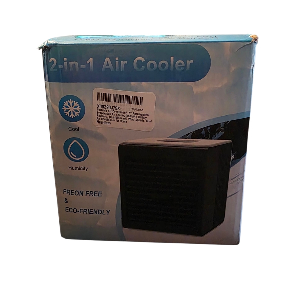 Max 2 in 1 Air Cooler, Portable Air Conditioner, Great for camping, dorm rooms,